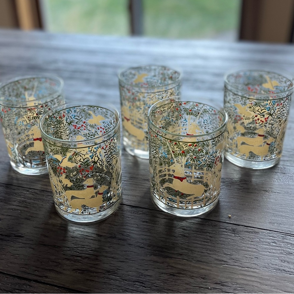 Cera Enchanted Unicorn Glasses Rocks Glasses Enchanted Forest Glasses Set 5